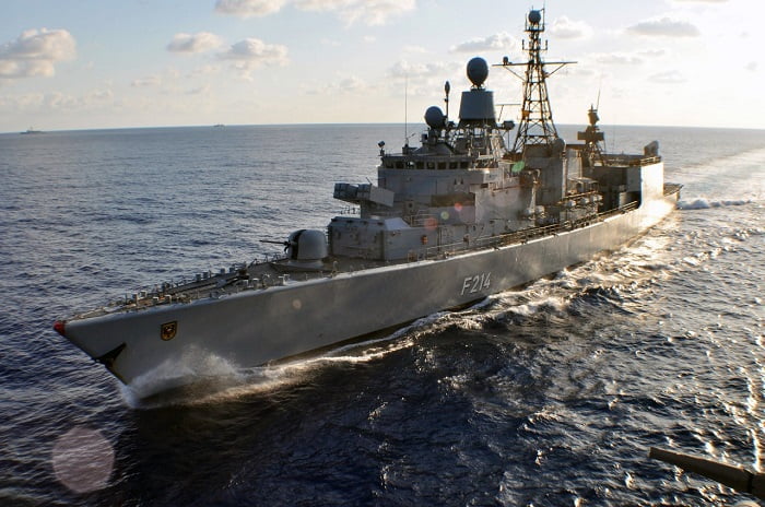 German frigate FGS Lübeck returned from SNMG2 deployment