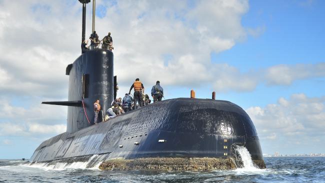 Argentine sub missing in the South Atlantic