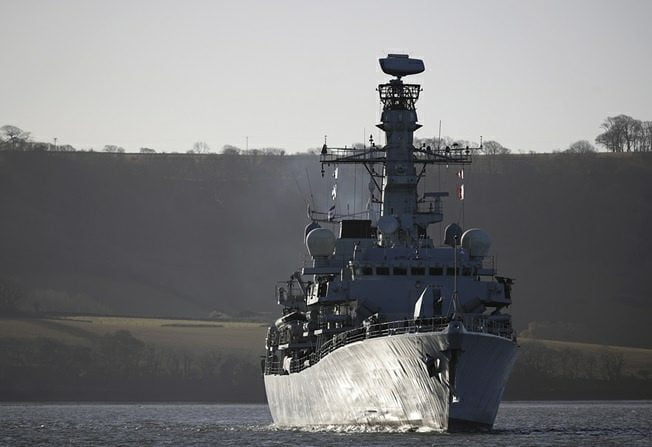 HMS Monmouth returns to Plymouth after nine-month deployment.