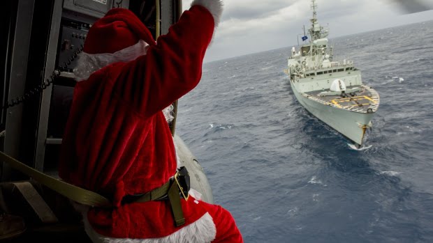 How Canada’s navy celebrated Christmas 7,000 km from home