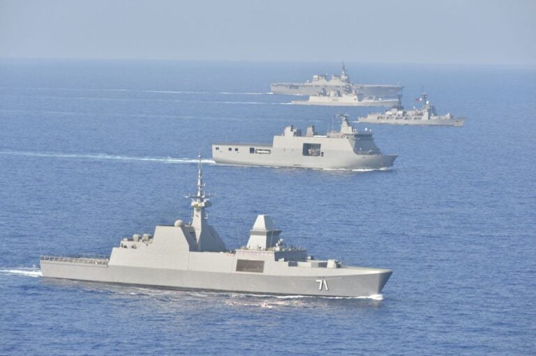 Singapore Exercises with India, Japan, the Philippines and the United States Navies