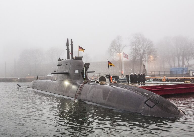 German Navy Type 212 submarine runs aground while departing Norwegian Navy Base