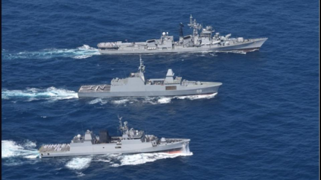 India, Singapore conduct naval drill in South China Sea