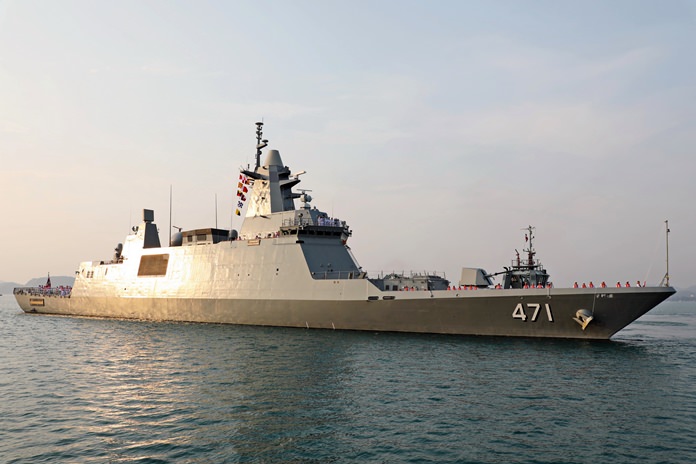 Royal Thai Navy Launched Newly Built Frigate
