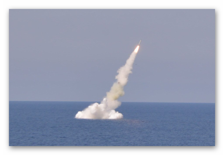 Algerian Kilo Class Submarine Conducts Kalibr Missile Firing
