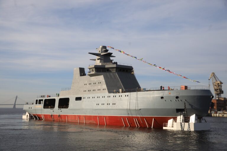 Russia Launched “Armed Icebreaker” Ivan Papanin