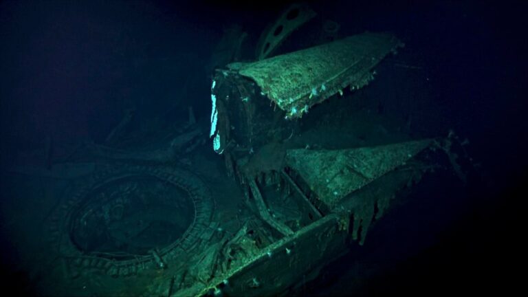 Japanese Sunken Aircraft Carrier “Kaga” Found Under the Pacific Ocean