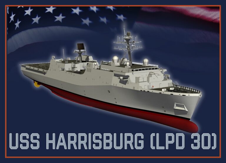 Next San Antonio Class LPD of the U.S. Navy Named as USS Harrisburg