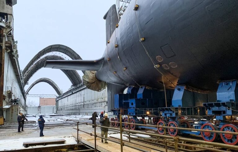 Russia launched Nuc-Powered Yasen-M Class Submarine