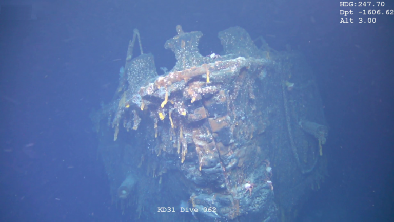 Wreck of the German sunken cruiser found off the Falkland Islands