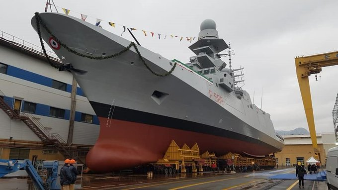 Fincantieri launches 10th and last FREMM Class Frigate for Italian Navy