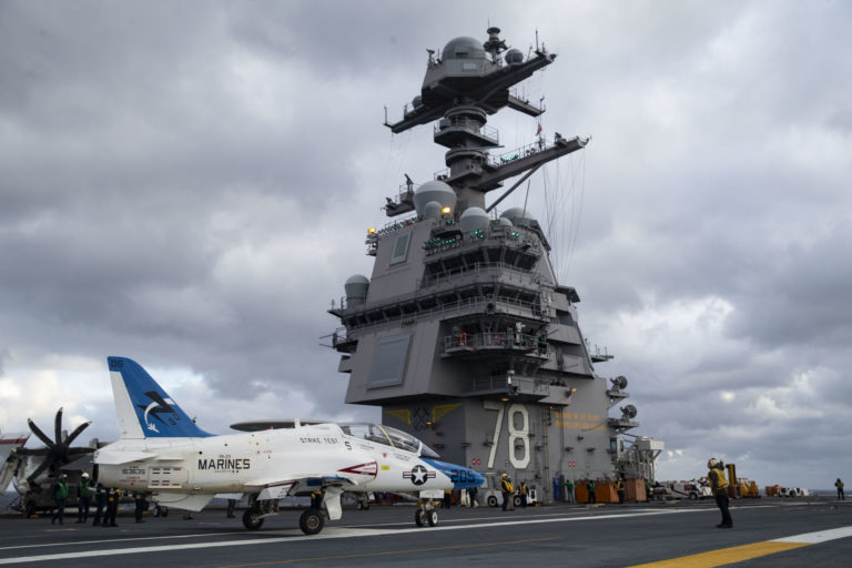 US carrier Gerald R. Ford completed Aircraft Compatibility Tests