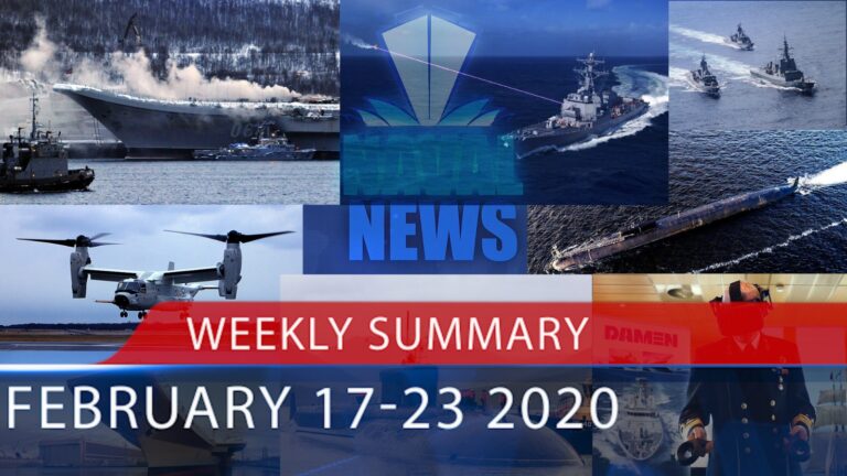 Naval News Weekly Summary for Feb.17-23, 2020