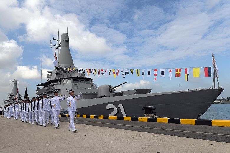 Singapore Navy commissioned final three Littoral Mission Vessels