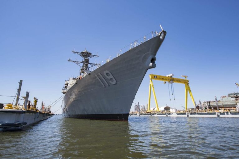 Future USS Delbert D. Black (DDG-119) Passes  Builders Trials