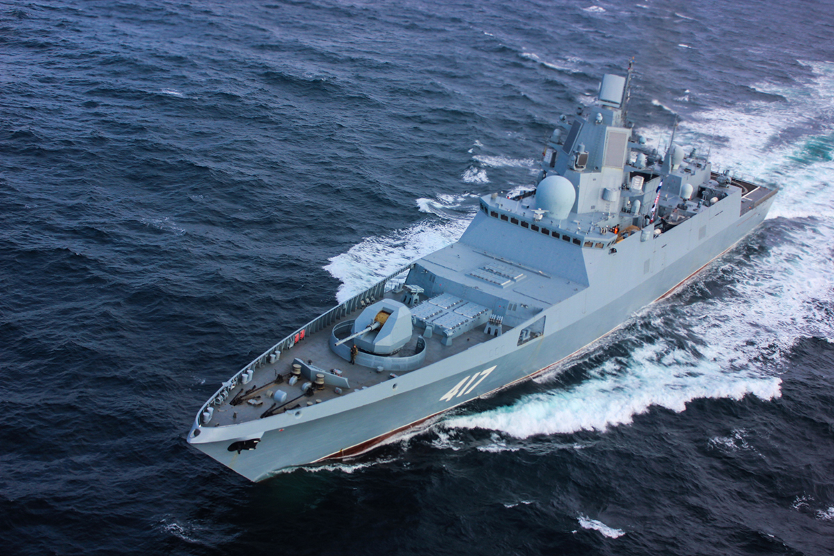 Russian frigate Admiral Gorshkov proceeds to Severodvinsk shipyard for upgrade