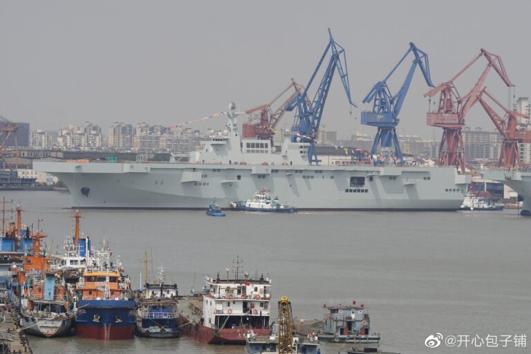 China launches second Type 075 Amphibious Assault Ship