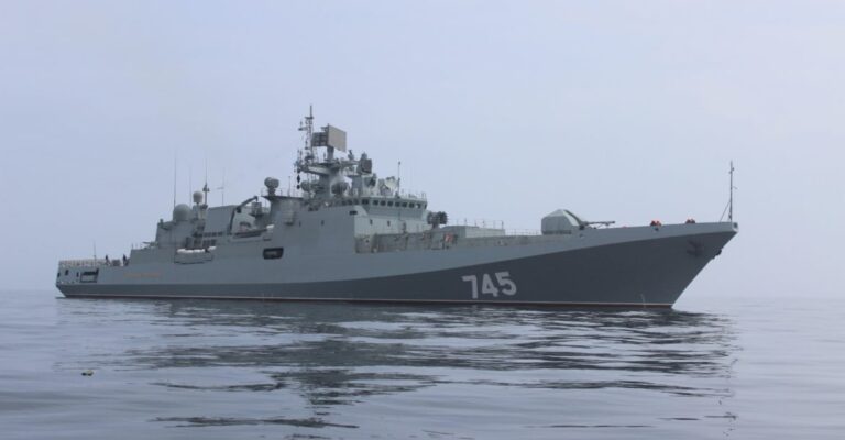 Russian frigate heads to the Indian Ocean