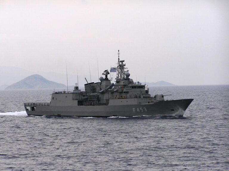 Hellenic Navy frigate HS SPETASI sets sail for Operation EUNAVFOR MED Irini