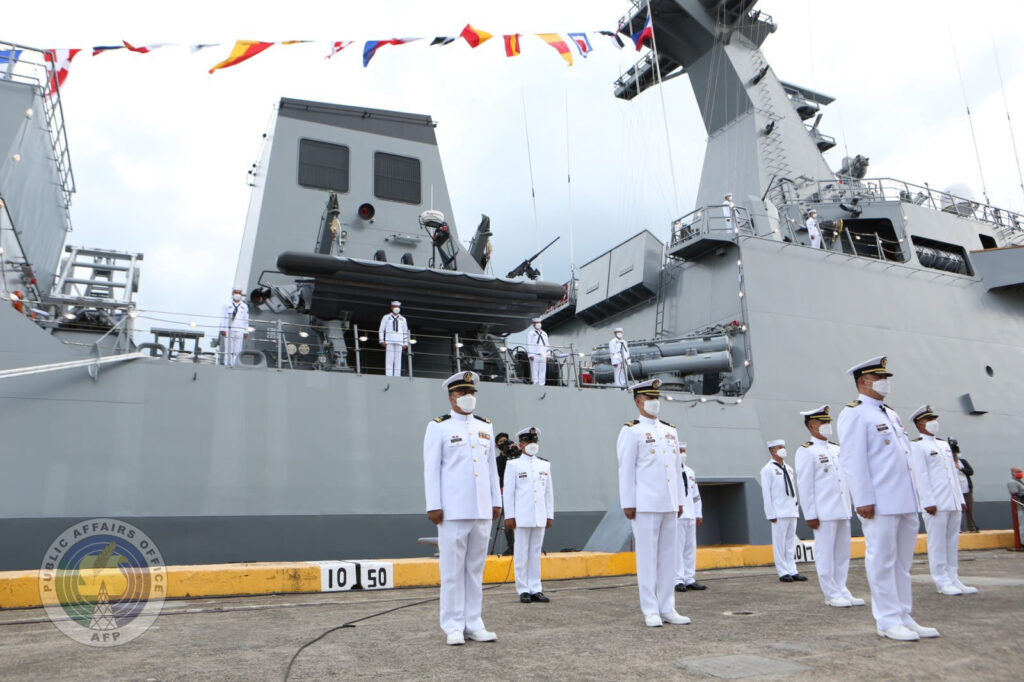 commissioning ceremony of brp jose rizal