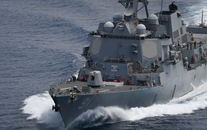 USS Pinckney conducts freedom of navigation ops