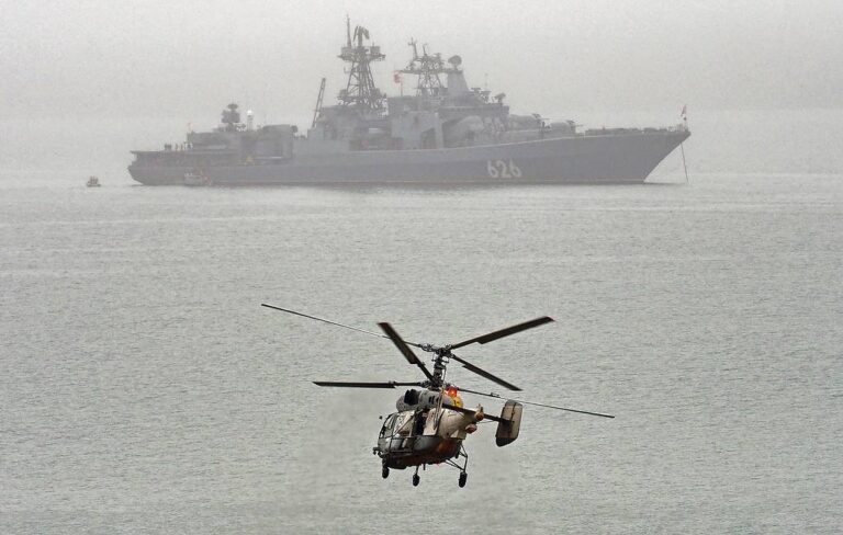 Russian destroyer Vice-Admiral Kulakov visits Algeria