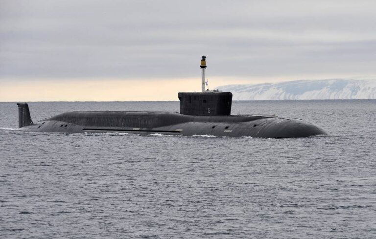 Russian nuc-powered submarine makes salvo launch of Bulava missiles
