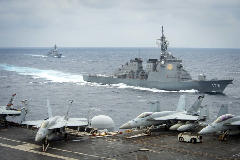 Theodore Roosevelt Carrier Strike Group Conducts Bilateral Exercise with Japan Maritime Self-Defense Force
