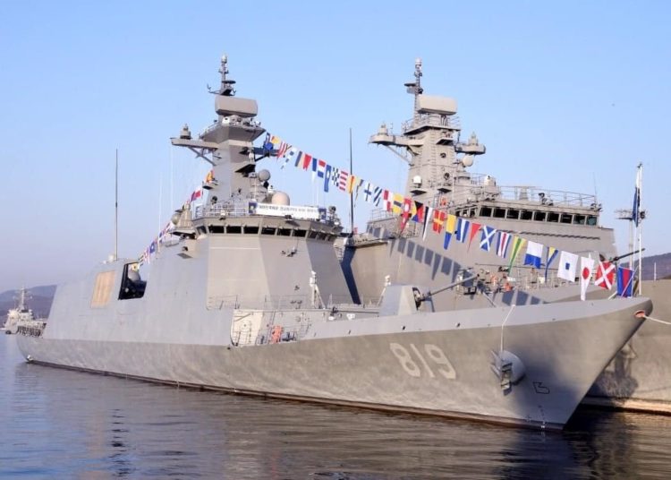 South Korean Navy commissions 2nd Daegu-class frigate “ROKS Gyeongnam”