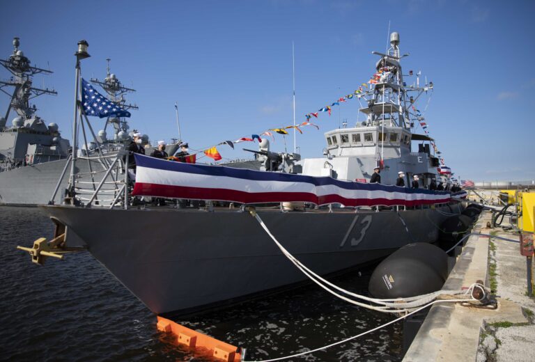 US Navy decommissions three coastal patrol boats