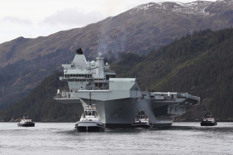 HMS Queen Elizabeth visits Western Scotland for the 1st time
