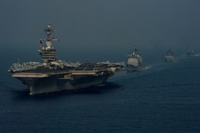 Theodore Roosevelt Carrier Strike Group Conducts Joint Force Maritime Exercise with India
