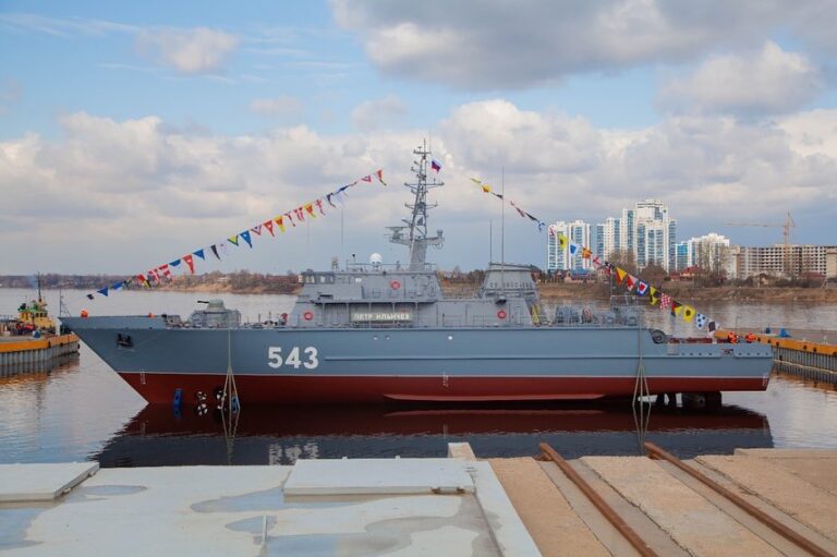 Sredne-Nevsky Shipyard launches Project 12700 class Pyotr Ilyichev