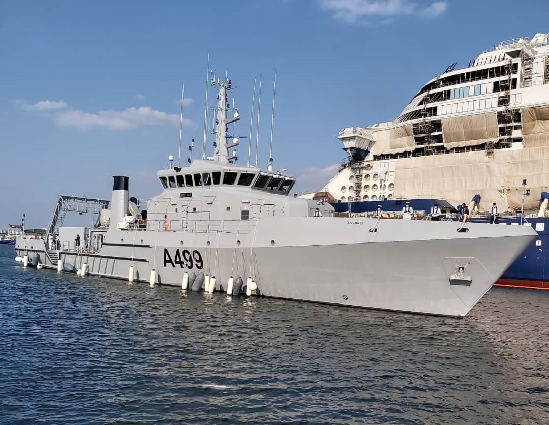 OCEA Delivers Offshore Survey Vessel NNS LANA To The Nigerian Navy 