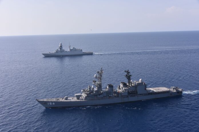 EU-Japan-Djibouti joint naval exercise
