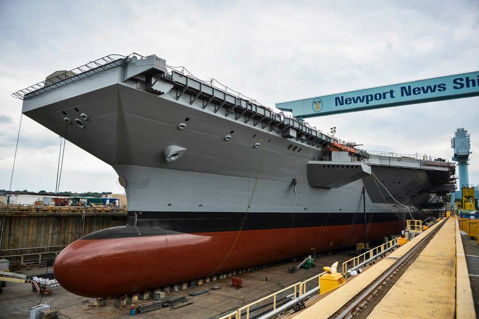 uss gerald r. ford under construction - naval post- naval news and information