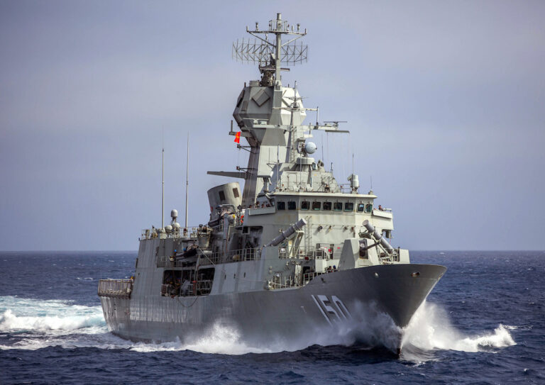 HMAS Anzac supports rescue of Indonesian fishers