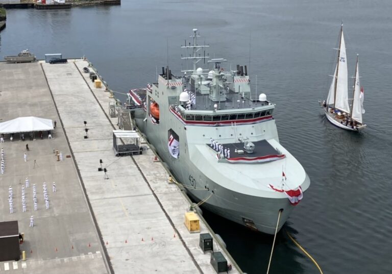 Royal Canadian Navy commissions Arctic and Offshore Patrol Ship “Harry DeWolf”
