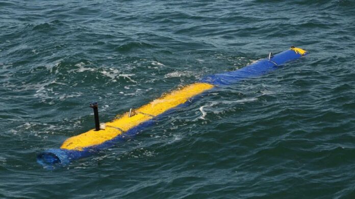 Knifefish surface mine countermeasure unmanned underwater vehicle (SMCM UUV) systems (Image: GDMS)