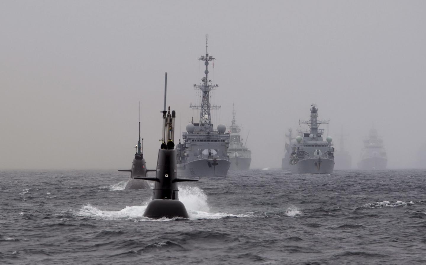 Why are warships universally gray? Why are submarines painted black? -  Naval Post- Naval News and Information