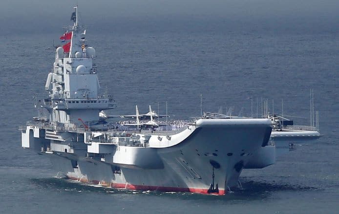 pla navy's first aircraft carrier lialiong
