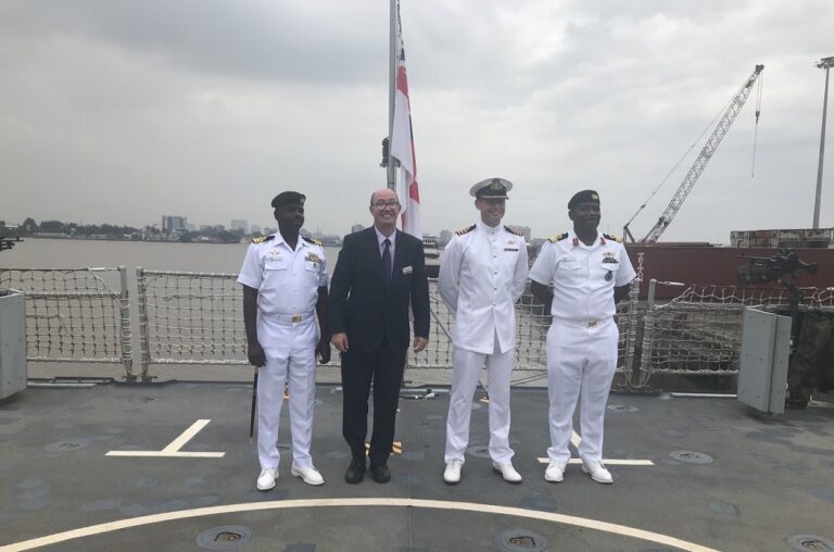 HMS Trent pays a visit to Lagos, Nigeria