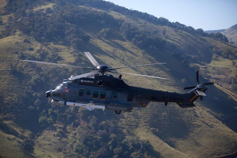 Airbus Helicopters delivers 1st H225M naval combat helicopter to the Brazilian Navy
