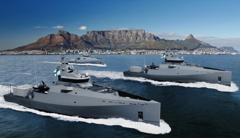Damen lays keel for 3rd South African Navy Vessel MMIPV