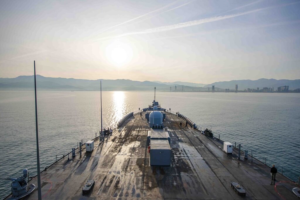 uss mount whitney and uss porter visit batumi georgia - naval post- naval news and information