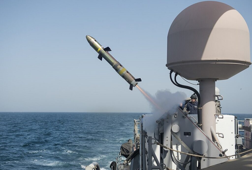 u.s. navy sends message to iran by testing mk-60 griffin missiles in the gulf
