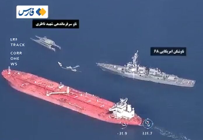 Iran claims it blocks U.S. attempt to confiscate oil in Gulf of Oman