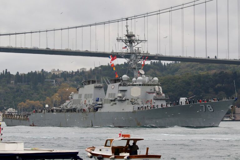 USS Porter Departs Black Sea, Arrives in Istanbul